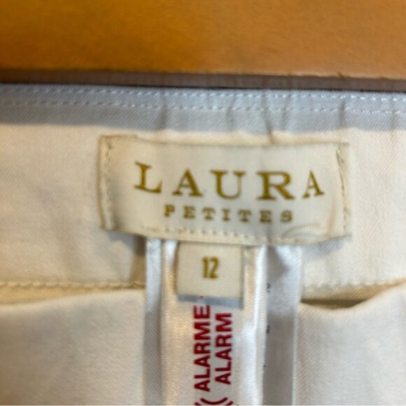 Laura Lace Detail Pull-On Pants Ivory - Picture 7 of 9
